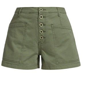Pistola Tammy High-Rise Cotton Twill Shorts